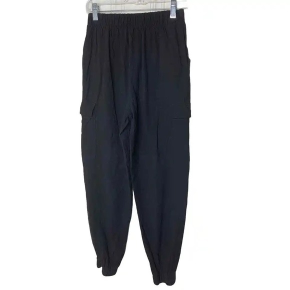 Favlux Women's Black Cargo Jogger Pants Size Small Comfortable * wom706 - Picture 4 of 4